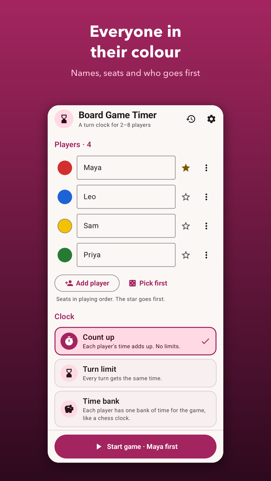 Board Game Timer screenshot 6