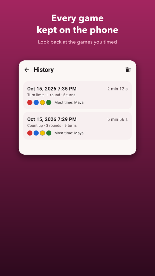 Board Game Timer screenshot 7
