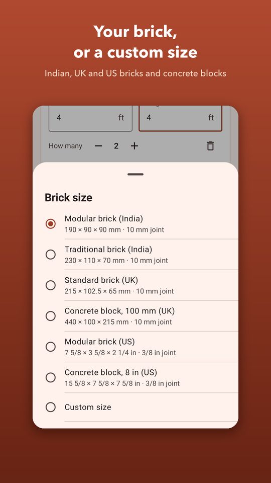 Brick Calculator screenshot 3
