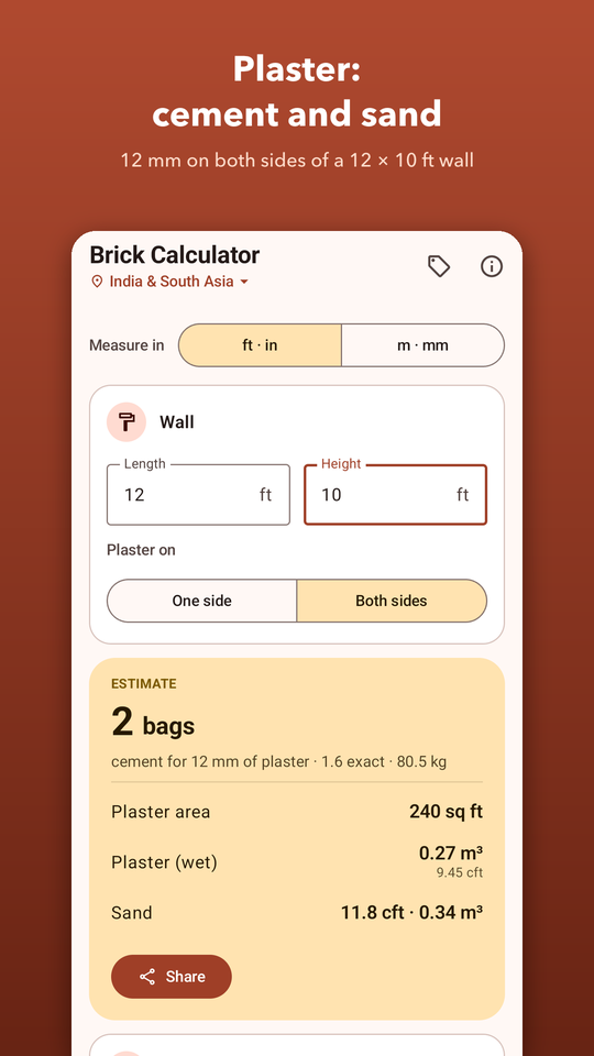 Brick Calculator screenshot 4