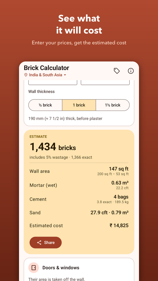 Brick Calculator screenshot 7