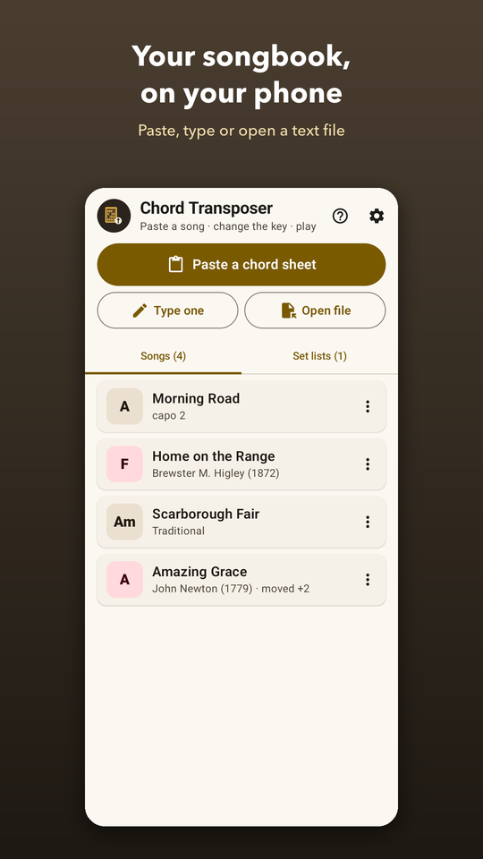 Chord Transposer screenshot 7