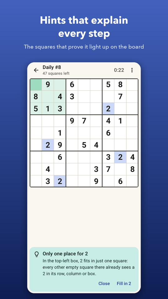 Easy Sudoku screenshot 1