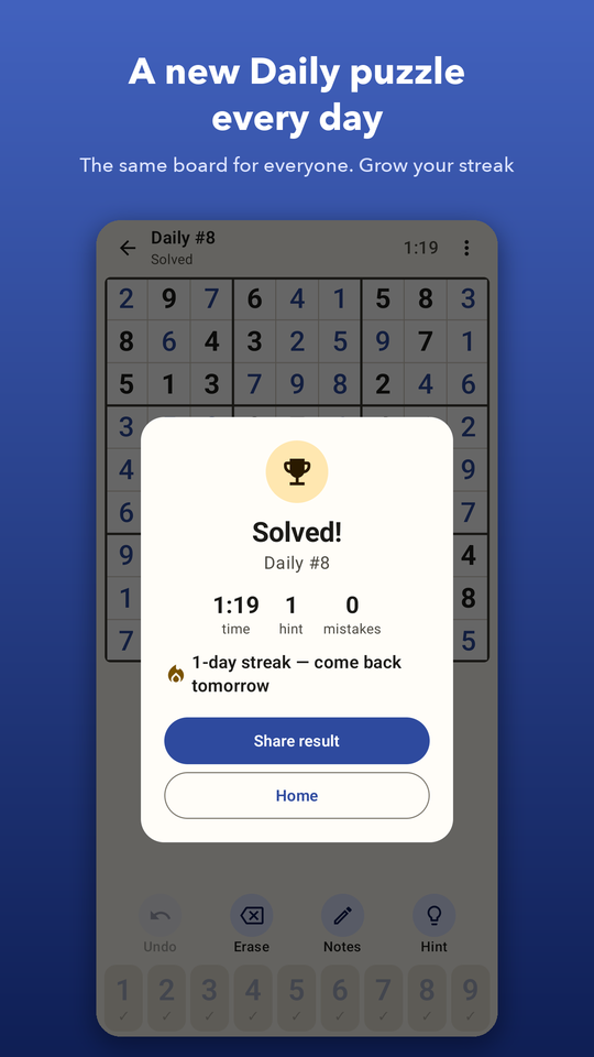 Easy Sudoku screenshot 2