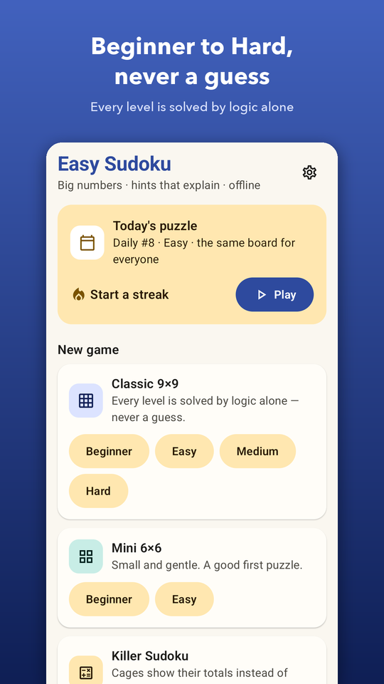 Easy Sudoku screenshot 3