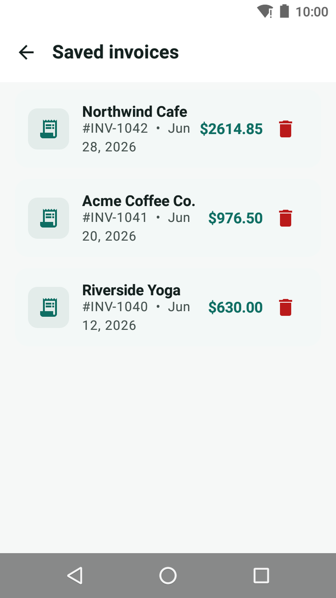 Invoice Free screenshot 4