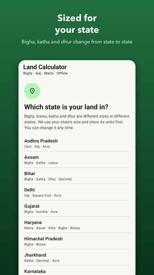 Land Calculator screenshot 2