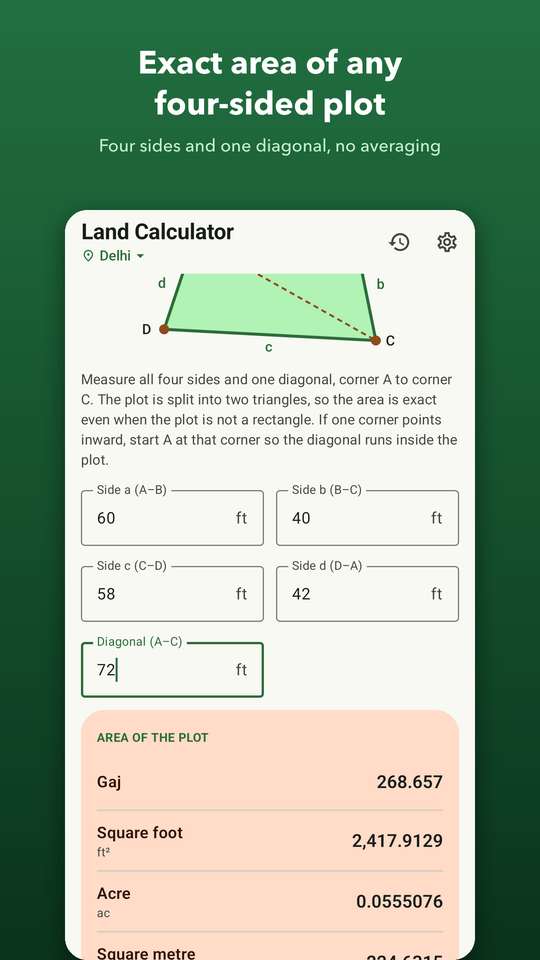 Land Calculator screenshot 4
