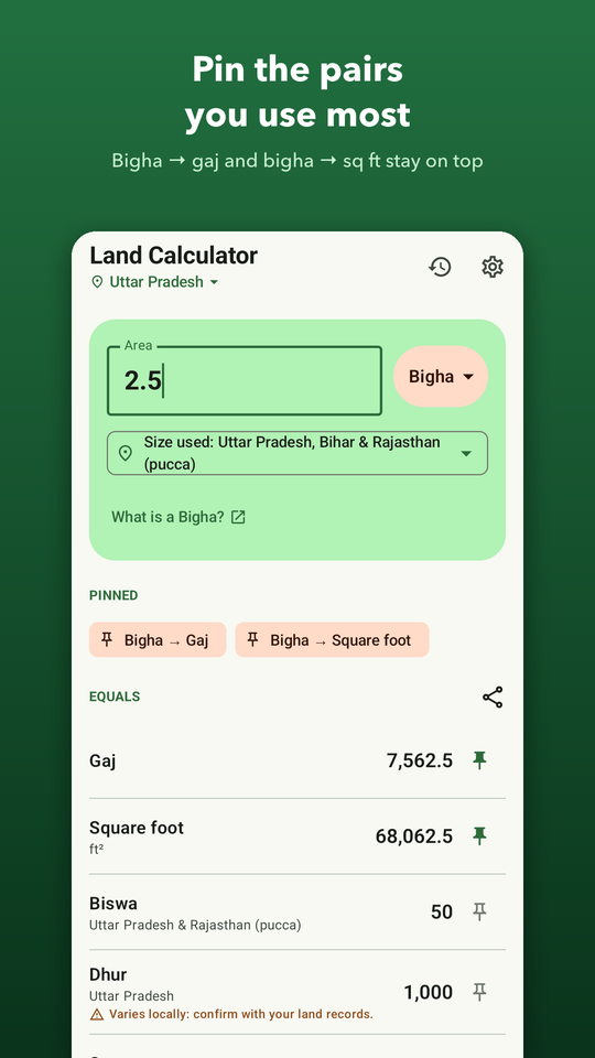 Land Calculator screenshot 5
