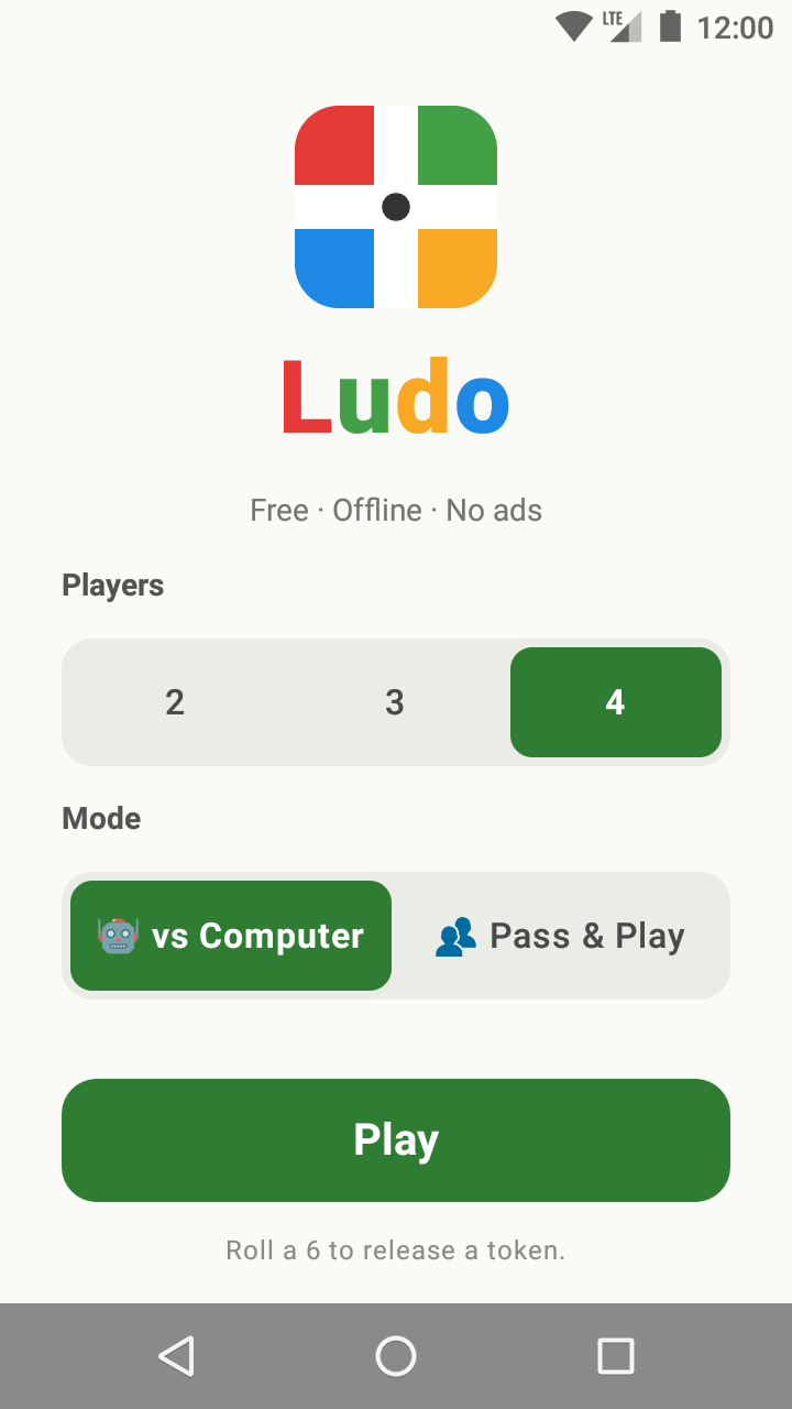 Ludo screenshot 1
