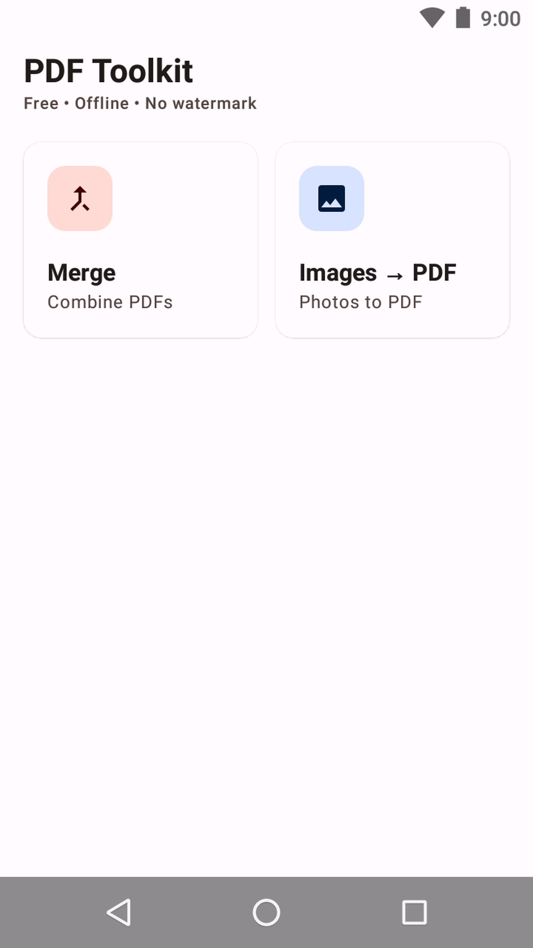 PDF Toolkit screenshot 1