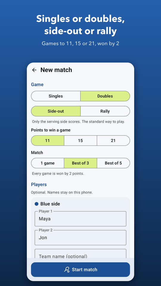 Pickleball Score screenshot 4