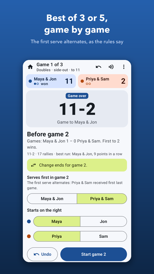 Pickleball Score screenshot 5