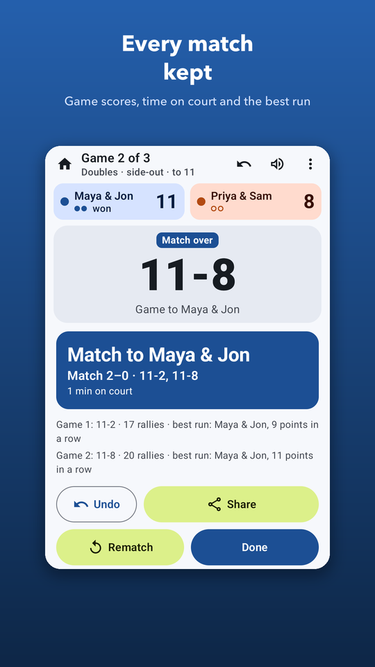 Pickleball Score screenshot 6