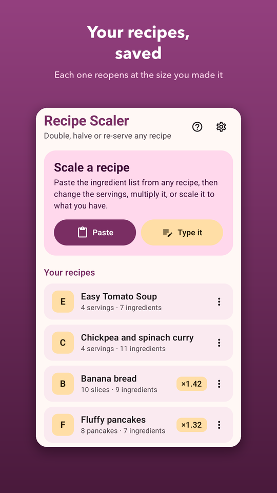 Recipe Scaler screenshot 7