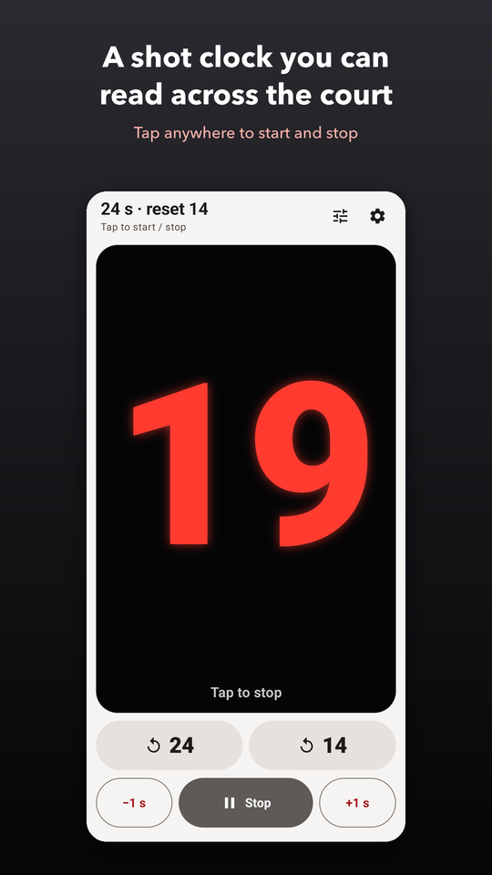 Shot Clock screenshot 1