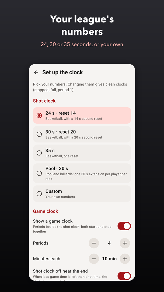 Shot Clock screenshot 7