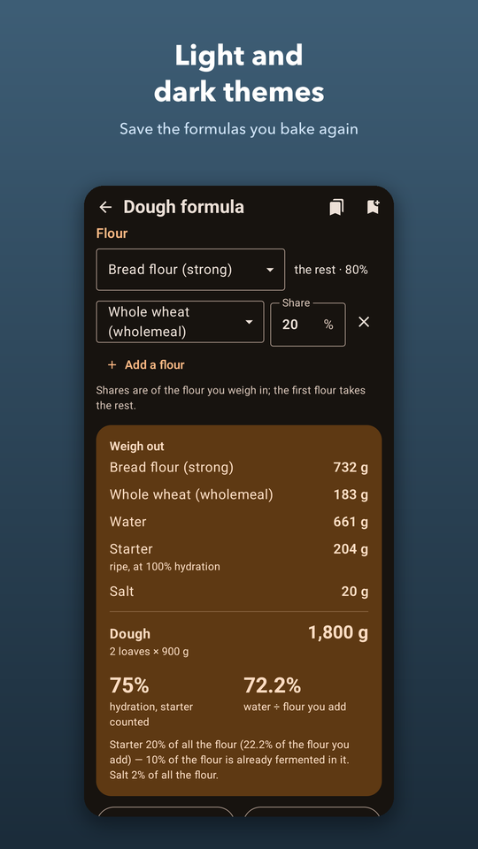 Sourdough Calculator screenshot 8