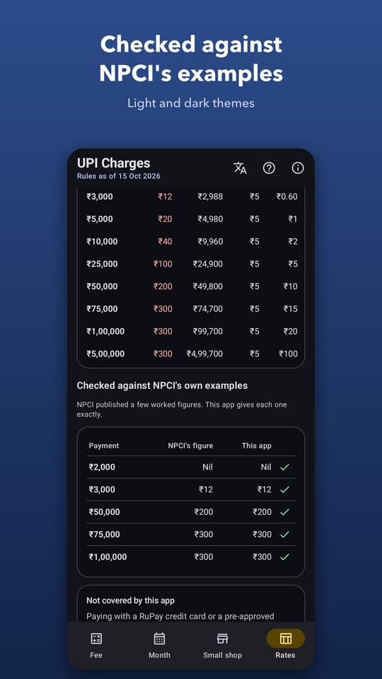 UPI Charges & MDR Calculator screenshot 8